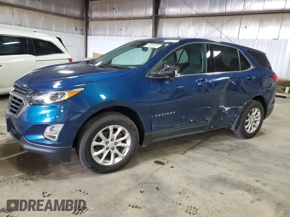 2019 Chevrolet Equinox LT z VIN 3GNAXUEV3KL316937, wystawiony jako Copart lot #54559015 z przebiegiem 35 391 mil mil oraz Szkoda całkowita • Salvage title. Historia ofert i sprzedaży dostępna na DreamBid. Obrazek 1.