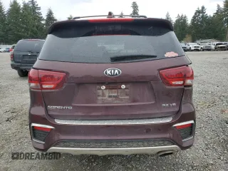 2020 Kia Sorento SX z VIN 5XYPKDA50LG696187, wystawiony jako Copart lot #50215335 z przebiegiem 95 243 mil mil oraz Szkoda całkowita • Salvage title. Historia ofert i sprzedaży dostępna na DreamBid. Obrazek 6.
