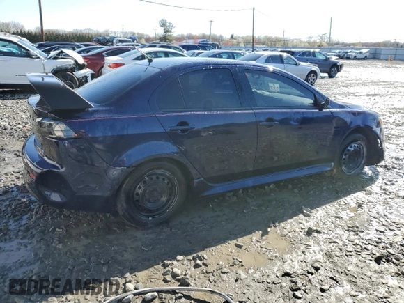 2013 Mitsubishi Lancer ES with VIN JA32U2FU8DU005611, listed as a Copart auction lot 52347995 with 95,341 mi miles and Salvage Title. Bid and sale history available at DreamBid. Image 3.