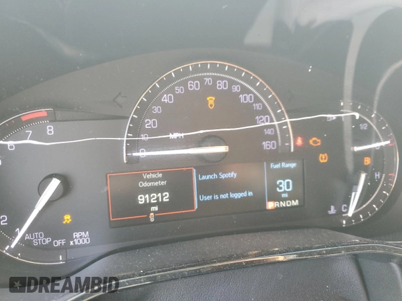 2019 Cadillac CTS Sedan Luxury RWD with VIN 1G6AR5SS5K0132540, listed as a Copart auction lot 47172475 with 91,212 mi miles and Salvage Title. Bid and sale history available at carsss.com. Image 9.