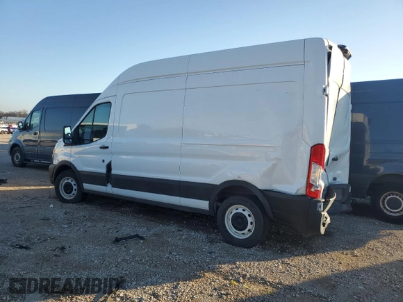 2021 Ford Transit Cargo with VIN 1FTBR1X87MKA68791, listed as a Copart auction lot 43239345 with 95,963 mi miles and Salvage Title. Bid and sale history available at DreamBid. Image 2.
