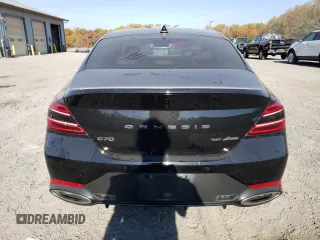2022 Genesis G70 3.3T with VIN KMTG54TE4NU096876, listed as a Copart auction lot 78324464 with 32,349 mi miles and Salvage Title. Bid and sale history available at DreamBid. Image 6.