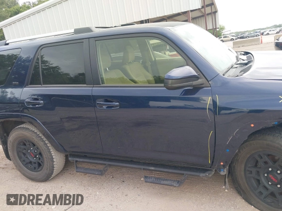 2023 Toyota 4Runner SR5 with VIN JTEEU5JR2P5297771, listed as a IAAI auction lot 42640698 with 49,151 mi miles and . Bid and sale history available at DreamBid. Image 13.