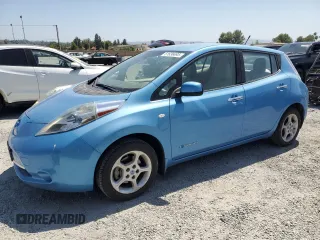 2012 Nissan LEAF SL с VIN JN1AZ0CP0CT021584, выставлен на аукционе Copart как лот 61636695 с пробегом 73 804 миль миль и Чистый • Clean title. История ставок и продаж доступна на DreamBid. Изображение 1.