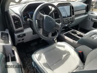 2022 Ford F-350 XL with VIN 1FT8W3DT3NEF75727, listed as a Copart auction lot 47227425 with 9,156 mi miles and Salvage title. Bid and sale history available at DreamBid. Image 8.