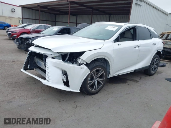 2024 Lexus RX 350 z VIN 2T2BAMBA5RC024585, wystawiony jako IAAI lot #41197857 z przebiegiem 18 031 mil mil oraz . Historia ofert i sprzedaży dostępna na DreamBid. Obrazek 2.