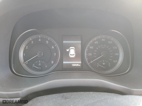 2019 Hyundai Kona Ultimate with VIN KM8K53A56KU274039, listed as a Copart auction lot 46414415 with 103,425 mi miles and Salvage Title. Bid and sale history available at carsss.com. Image 9.
