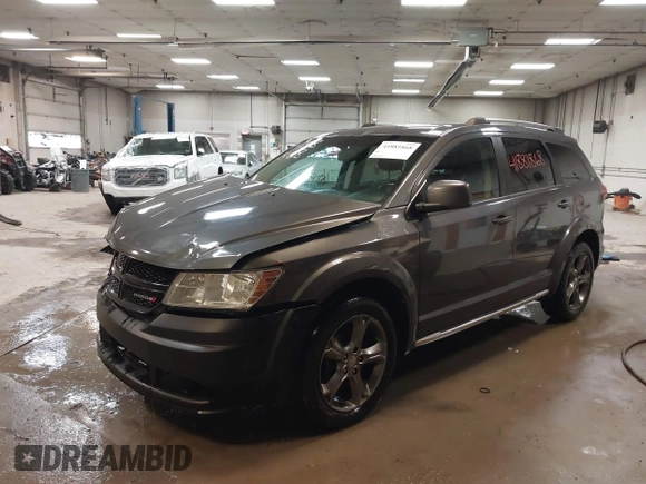 2015 Dodge Journey Crossroad with VIN 3C4PDDGG0FT607072, listed as a IAAI auction lot 41881868 with 185,699 mi miles. Bid and sale history available at carsss.com. Image 17.