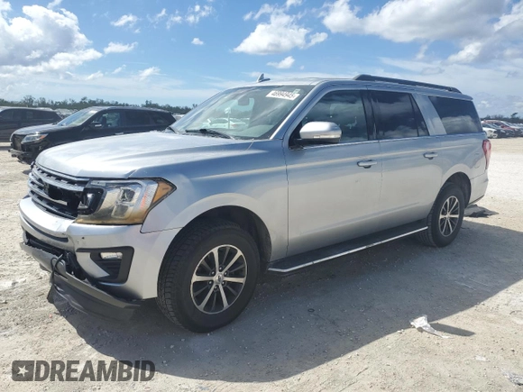 2020 Ford Expedition Max XLT with VIN 1FMJK1HT9LEA12170, listed as a Copart auction lot 46994945 with 116,213 mi miles and Salvage Title. Bid and sale history available at DreamBid. Image 1.