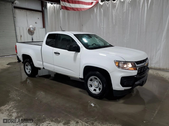 2022 Chevrolet Colorado 2WD Work Truck with VIN 1GCHSBEA5N1234355, listed as a Copart auction lot 85210714 with 29,831 mi miles and Salvage Title. Bid and sale history available at carsss.com. Image 4.