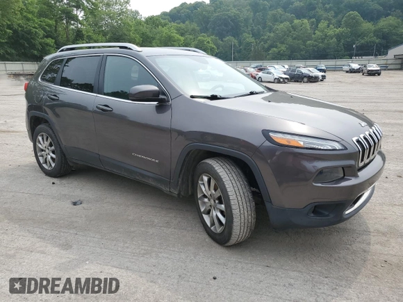 2018 Jeep Cherokee Limited with VIN 1C4PJMDB4JD608869, listed as a Copart auction lot 60962805 with 75,600 mi miles and Salvage title. Bid and sale history available at DreamBid. Image 4.