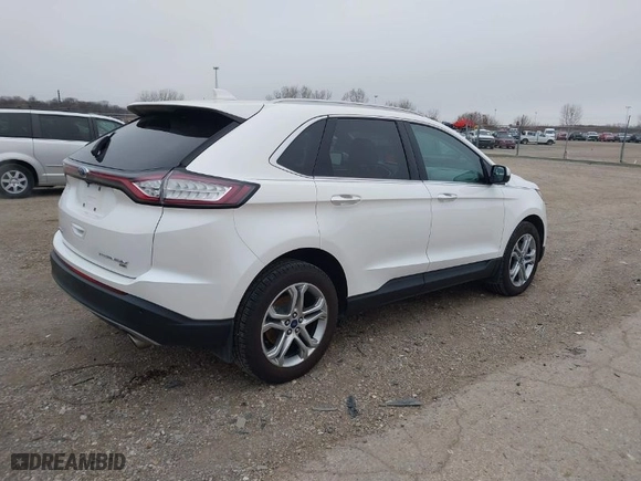 2016 Ford Edge Titanium with VIN 2FMPK4K84GBB74371, listed as a IAAI auction lot 41066325 with 53,894 mi miles. Bid and sale history available at carsss.com. Image 4.