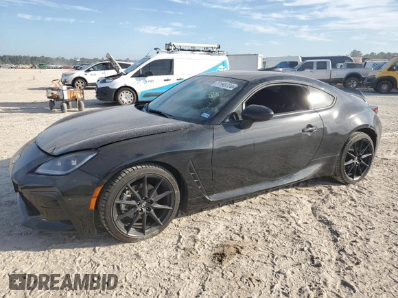 2022 Toyota GR86 Premium with VIN JF1ZNBF19N8753321, listed as a Copart auction lot 77193724 with 3,552 mi miles and Salvage Title. Bid and sale history available at carsss.com. Image 1.