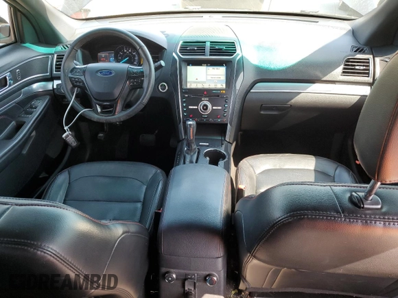 2018 Ford Explorer Sport with VIN 1FM5K8GT3JGB57766, listed as a Copart auction lot 55420595 with 117,350 mi miles and Salvage title. Bid and sale history available at DreamBid. Image 8.