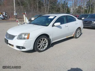 2012 Mitsubishi Galant ES with VIN 4A32B3FF2CE010985, listed as a IAAI auction lot 42087191 with 173,149 mi miles. Bid and sale history available at carsss.com. Image 2.