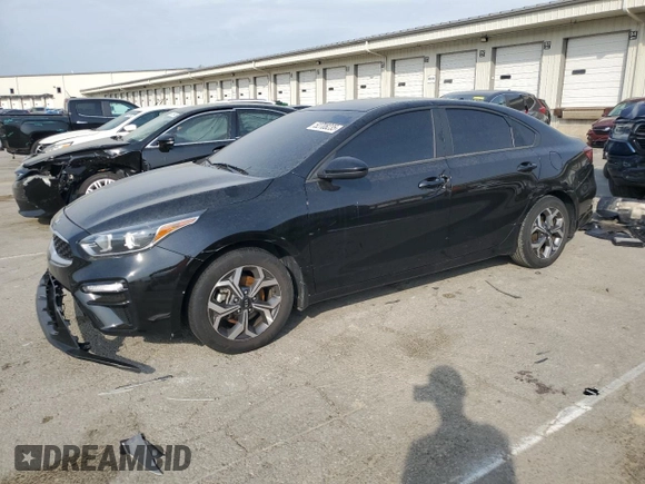 2021 Kia Forte LXS with VIN 3KPF24AD5ME394914, listed as a Copart auction lot 52708235 with 117,956 mi miles and Salvage title. Bid and sale history available at DreamBid. Image 1.