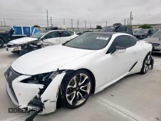 2021 Lexus LC 500h with VIN JTHBP5AY8MA104403, listed as a Copart auction lot 59272235 with 14,425 mi miles and Salvage title. Bid and sale history available at DreamBid. Image 1.