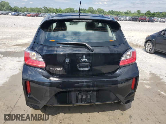 2024 Mitsubishi Mirage ES z VIN ML32AUHJ8RH019830, wystawiony jako Copart lot #58523095 z przebiegiem 6 862 mil mil oraz Czysty tytuł • Clean title. Historia ofert i sprzedaży dostępna na DreamBid. Obrazek 6.