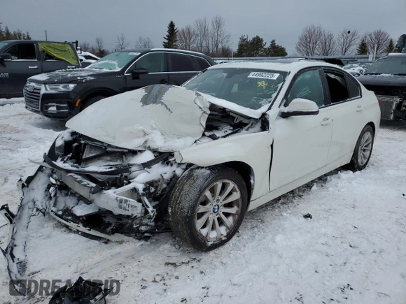 2016 BMW 3 Series 320i xDrive with VIN WBA8A3C58GK689385, listed as a Copart auction lot 44992225 with Not Provided miles and Salvage Title. Bid and sale history available at DreamBid. Image 1.