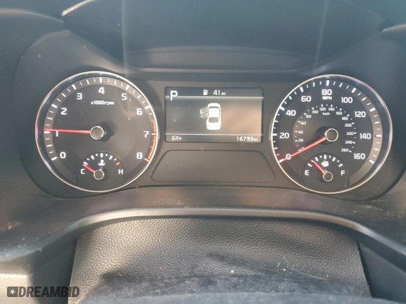 2024 Kia Forte LXS with VIN 3KPF24AD0RE733151, listed as a Copart auction lot 41399645 with 16,733 mi miles and Salvage Title. Bid and sale history available at carsss.com. Image 9.
