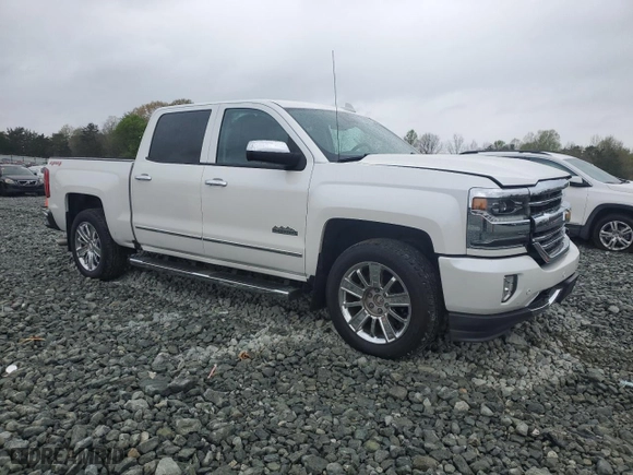 2017 Chevrolet Silverado 1500 High Country with VIN 3GCUKTEJ6HG124280, listed as a Copart auction lot 51486285 with 132,268 mi miles and Salvage Title. Bid and sale history available at carsss.com. Image 4.