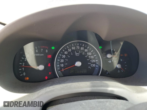 2012 Kia Sedona EX with VIN KNDMH4C72C6459882, listed as a Copart auction lot 77481744 with 136,947 mi miles and Salvage Title. Bid and sale history available at carsss.com. Image 9.
