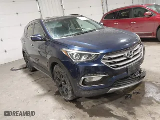 2017 Hyundai Santa Fe Sport 2.0T Ultimate with VIN 5XYZWDLAXHG384067, listed as a IAAI auction lot 41548972 with NaN miles. Bid and sale history available at carsss.com. Image 1.