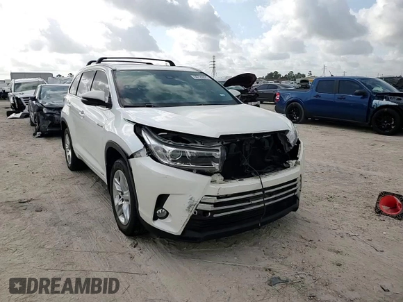 2017 Toyota Highlander Hybrid Limited with VIN 5TDDGRFH6HS036685, listed as a Copart auction lot 59726925 with 18,191 mi miles and Salvage title. Bid and sale history available at DreamBid. Image 14.
