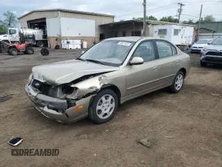 2002 Hyundai Elantra GLS z VIN KMHDN45D12U422114, wystawiony jako Copart lot #58831405 z przebiegiem 131 405 mil mil oraz Szkoda całkowita • Salvage title. Historia ofert i sprzedaży dostępna na DreamBid. Obrazek 1.