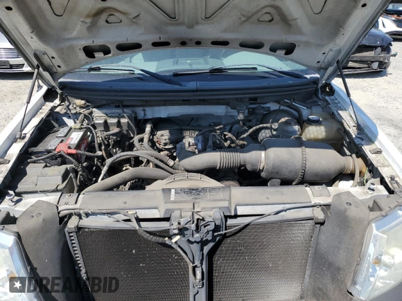2007 Ford F-150 XL with VIN 1FTRF12217NA72946, listed as a Copart auction lot 65255485 with 120,123 mi miles and Salvage title. Bid and sale history available at DreamBid. Image 11.