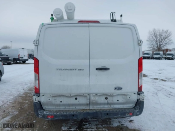2015 Ford Transit Cargo Van with VIN 1FTNR1ZM7FKA35185, listed as a IAAI auction lot 41621539 with 198,015 mi miles. Bid and sale history available at carsss.com. Image 16.