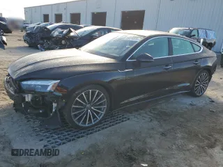 2021 Audi A5 Sportback Premium Plus with VIN WAUCBCF50MA005501, listed as a Copart auction lot 88476815 with 46,995 mi miles and Salvage Title. Bid and sale history available at carsss.com. Image 1.