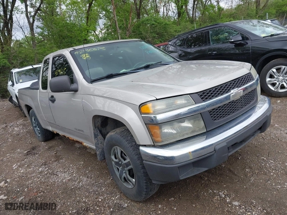 2004 Chevrolet Colorado LS Z85 with VIN 1GCCS198648121953, listed as a IAAI auction lot 42130615 with 161,617 mi miles. Bid and sale history available at carsss.com. Image 1.