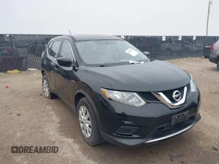 2016 Nissan Rogue S with VIN JN8AT2MT8GW010699, listed as a IAAI auction lot 41706235 with 58,582 mi miles. Bid and sale history available at carsss.com. Image 1.