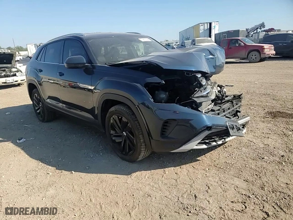 2023 Volkswagen Atlas Cross Sport 3.6L V6 SE w/Technology with VIN 1V2WE2CAXPC206364, listed as a Copart auction lot 74216144 with 14,977 mi miles and Salvage Title. Bid and sale history available at carsss.com. Image 10.
