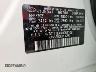 2022 Genesis G70 Launch Edition с VIN KMTG14TEXNU081102, выставлен на аукционе Copart как лот 61420155 с пробегом 38 405 миль миль и Списание • Salvage title. История ставок и продаж доступна на DreamBid. Изображение 12.