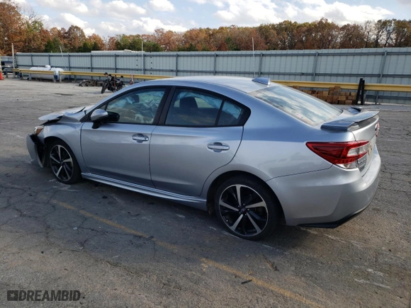 2020 Subaru Impreza Sport with VIN 4S3GKAL68L3615638, listed as a Copart auction lot 77889574 with 61,994 mi miles and Salvage Title. Bid and sale history available at carsss.com. Image 2.