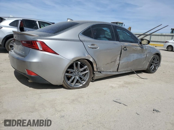 2015 Lexus IS 250 with VIN JTHCF1D26F5023662, listed as a Copart auction lot 49314285 with 142,086 mi miles and Salvage Title. Bid and sale history available at DreamBid. Image 3.