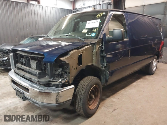 2011 Ford Econoline Cargo Commercial with VIN 1FTNE1EW0BDA89204, listed as a IAAI auction lot 41486132 with 34,930 mi miles and . Bid and sale history available at DreamBid. Image 6.