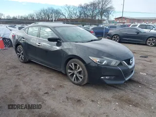 2016 Nissan Maxima Platinum with VIN 1N4AA6AP9GC438708, listed as a IAAI auction lot 41253867 with 111,395 mi miles and . Bid and sale history available at DreamBid. Image 1.
