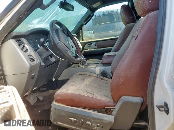 2014 Ford Expedition Max XLT with VIN 1FMJK1H51EEF18452, listed as a Copart auction lot 63928415 with Not provided miles and Salvage title. Bid and sale history available at DreamBid. Image 7.