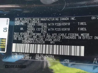 2020 Lexus RX 350 с VIN 2T2HZMDA1LC256236, выставлен на аукционе IAAI как лот 41532918 с пробегом 64 673 миль миль и . История ставок и продаж доступна на DreamBid. Изображение 9.