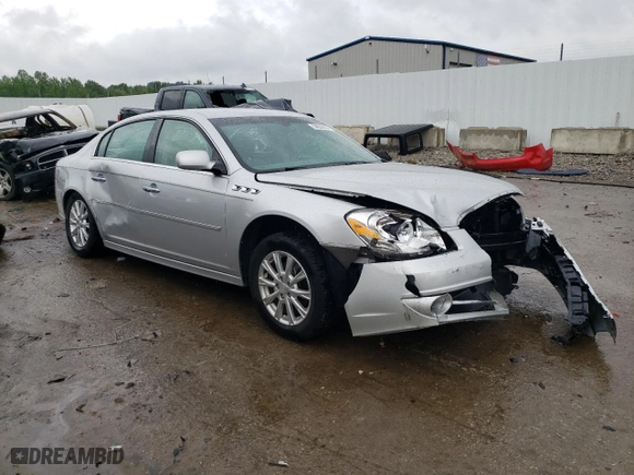 2011 Buick Lucerne CXL with VIN 1G4HC5EM4BU152549, listed as a Copart auction lot 54630934 with 57,897 mi miles and Salvage Title. Bid and sale history available at carsss.com. Image 4.