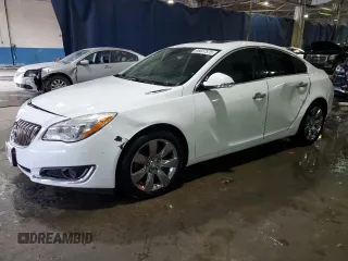2015 Buick Regal Premium II with VIN 2G4GR5GX5F9107253, listed as a Copart auction lot 46037575 with 154,905 mi miles and Clean Title. Bid and sale history available at carsss.com. Image 1.