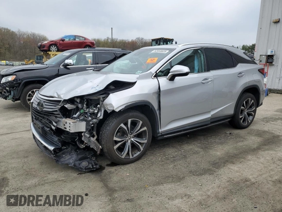 2019 Lexus RX with VIN 2T2BZMCAXKC197225, listed as a Copart auction lot 52859935 with 58,378 mi miles and Salvage Title. Bid and sale history available at carsss.com. Image 1.
