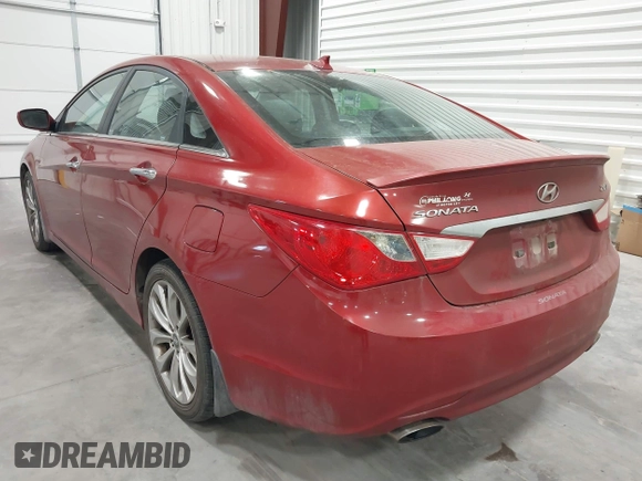 2012 Hyundai Sonata 2.0T SE with VIN 5NPEC4AB0CH496493, listed as a IAAI auction lot 42074278 with 174,102 mi miles. Bid and sale history available at carsss.com. Image 3.