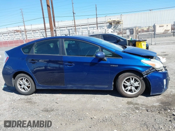 2011 Toyota Prius I with VIN JTDKN3DU8B0259962, listed as a IAAI auction lot 41851859 with 314,714 mi miles. Bid and sale history available at carsss.com. Image 13.