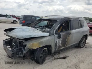 2017 Jeep Compass High Altitude with VIN 1C4NJCEB5HD166212, listed as a Copart auction lot 68888814 with 0 mi miles and Non Repairable. Bid and sale history available at carsss.com. Image 1.