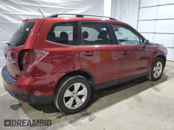 2015 Subaru Forester Premium with VIN JF2SJADC0FH458844, listed as a Copart auction lot 50400425 with 129,643 mi miles and Salvage Title. Bid and sale history available at DreamBid. Image 3.