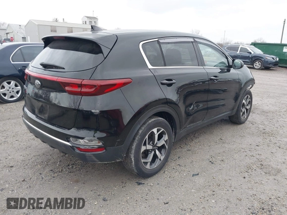 2020 Kia Sportage LX with VIN KNDPM3AC2L7784884, listed as a IAAI auction lot 41037307 with 46,030 mi miles and . Bid and sale history available at DreamBid. Image 4.